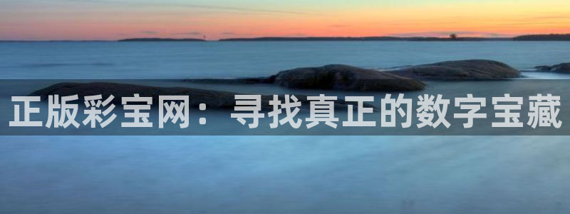 正版彩宝网：寻找真正的数字宝藏